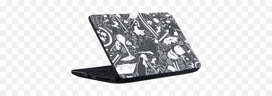 Illustration Candyland - Netbook Png,Laptop Black And White Icon