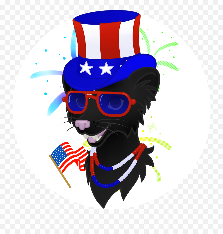 Comm Happy Independence Day U2014 Weasyl - Costume Hat Png,Skunkette Furry Icon