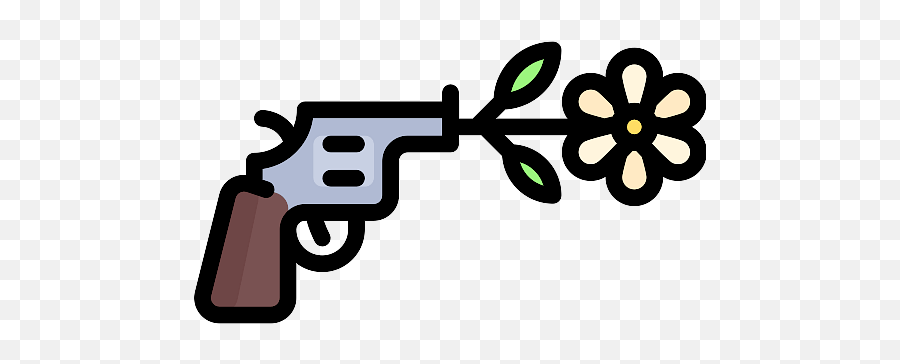 Peace Love Gun Icon Transparent Png - Stickpng Pacifism Clipart,Shotgun Icon
