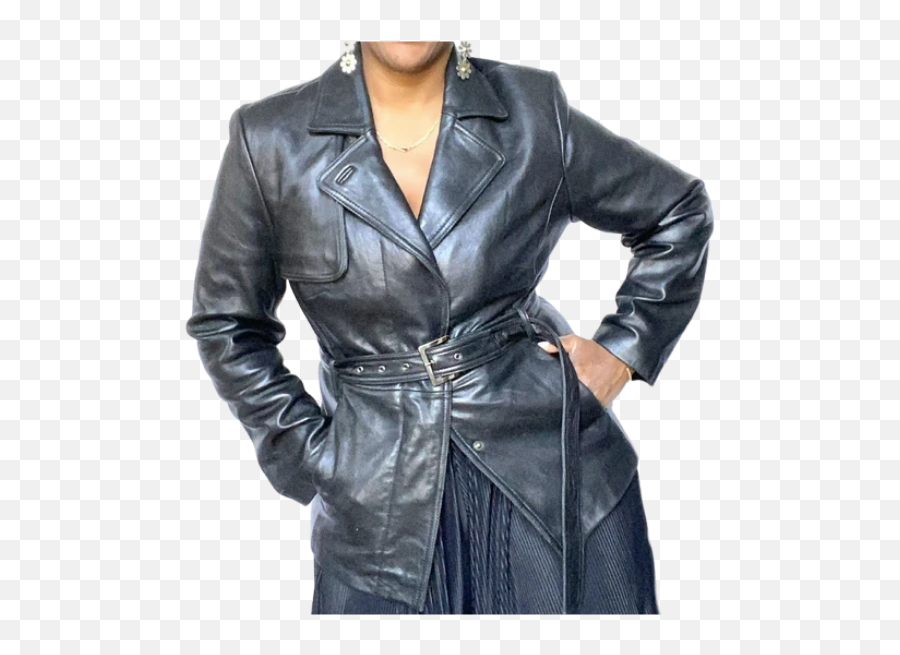 Htsi Leather Jacket U2014 Allison Bornstein - Solid Png,Pret A Porter Icon Moto Jacket