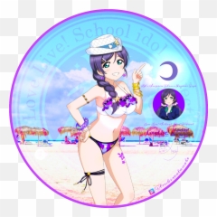 Freetoedit 324945697062201 By Tsukiwatanabe - Card Nozomi Tojo Swimsuit Png,Nozomi Toujou Icon