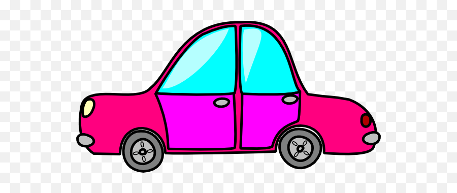 Car Clipart Pink Transparent - Non Living Things Cartoon Png,Pink Car Png