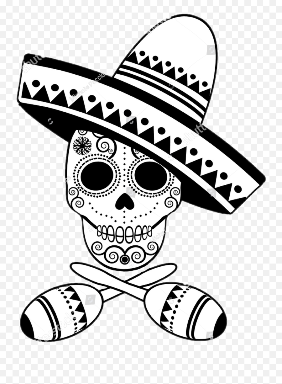 Mexican Maracas Png - Cincodemayo Mexico Mexican Cinco De Mayo Sugar Skulls,Mexican Skull Png