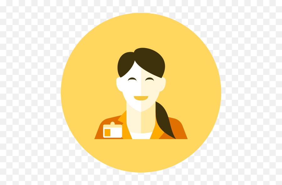 Businesswoman Free Icon Of Kameleon Yellow Round - Illustration Png,Business Woman Png