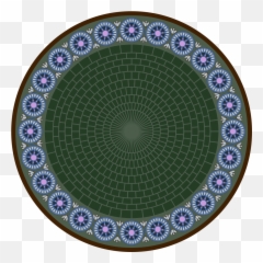 Onlinelabels Clip Art - Fancy Mucha Circle Lance Parfum Rodo png