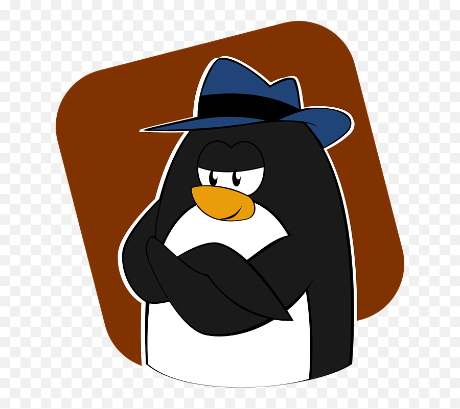 Tux Fedora Clipart - Full Size Clipart 128621 Pinclipart Penguin In Fedora Png,Tux Png