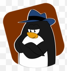 Tux Fedora Clipart - Full Size Clipart 128621 Pinclipart Penguin In Fedora Png,Tux Png