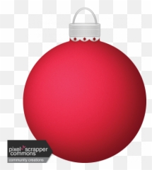 Bulb Ornament Red Graphic - Kujikara Ramen png