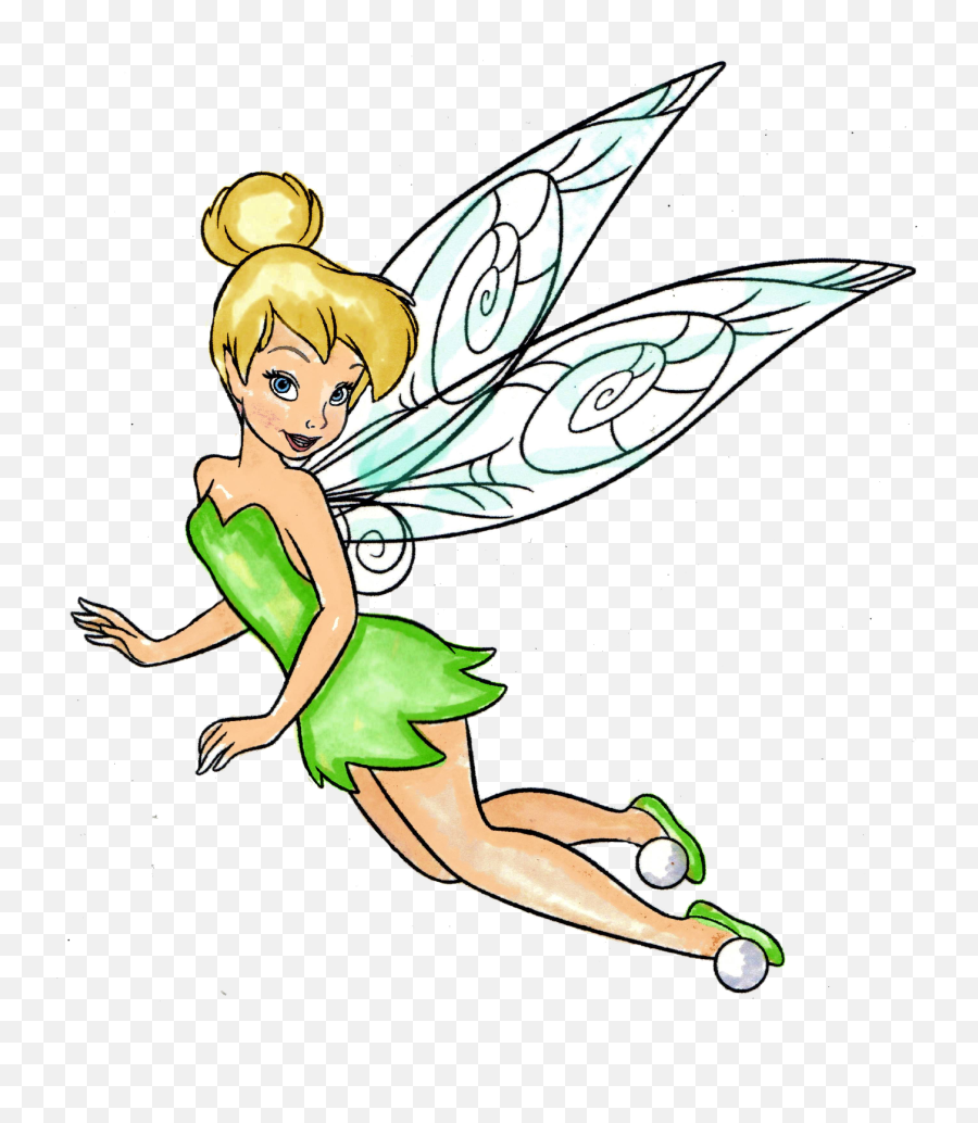 Library Of Tinkerbell Snowflake Vector Black And White - Tinker Bell Fairy Png,Tinkerbell Silhouette Png