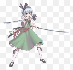 Anime Girls Transparent Background Sword - Cartoon png