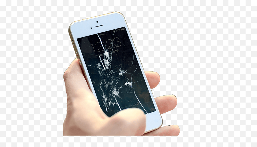 Holding An Iphone With A Broken Screen Hand Holding Broken Iphone Png Free Transparent Png Images Pngaaa Com