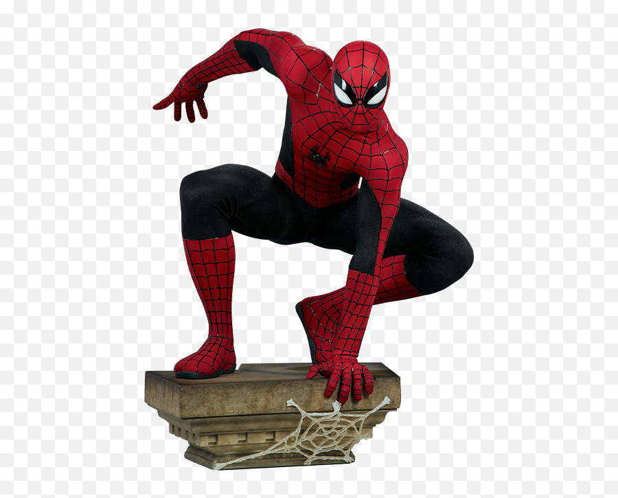 Spider - Man Vintage Legendary Scale Figure Png,Spiderman Web Png
