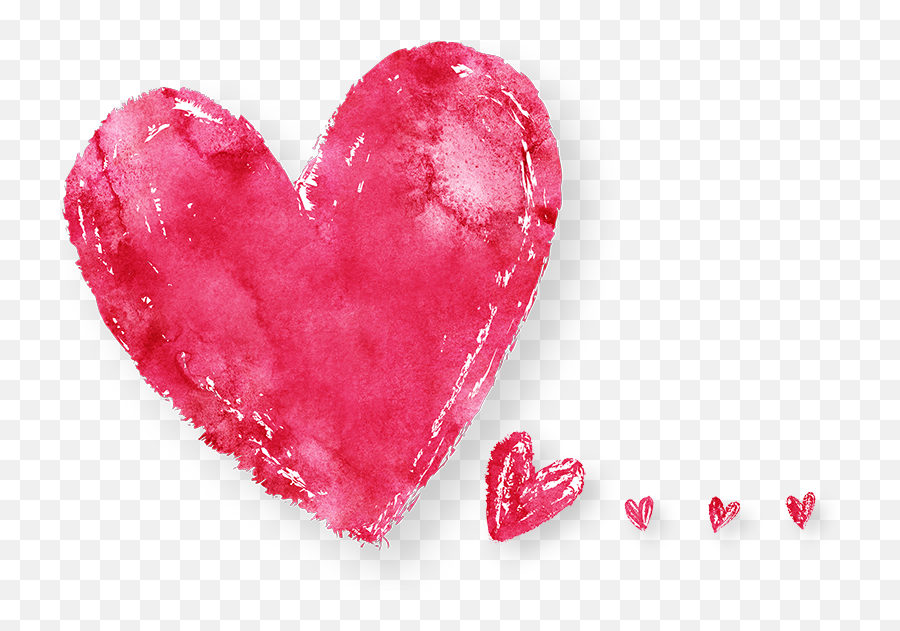 Crayon Hearts Starting Small In The - Png Crayon Heart,Small Heart Png