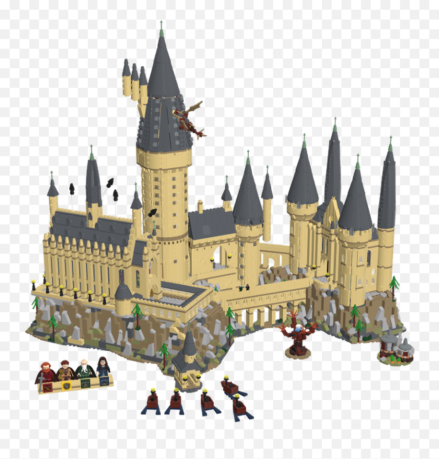 Film Middle Ages Popular Culture Collectable - Harry Potter Transparent Lego Hogwarts Castle Png,Hogwarts Png
