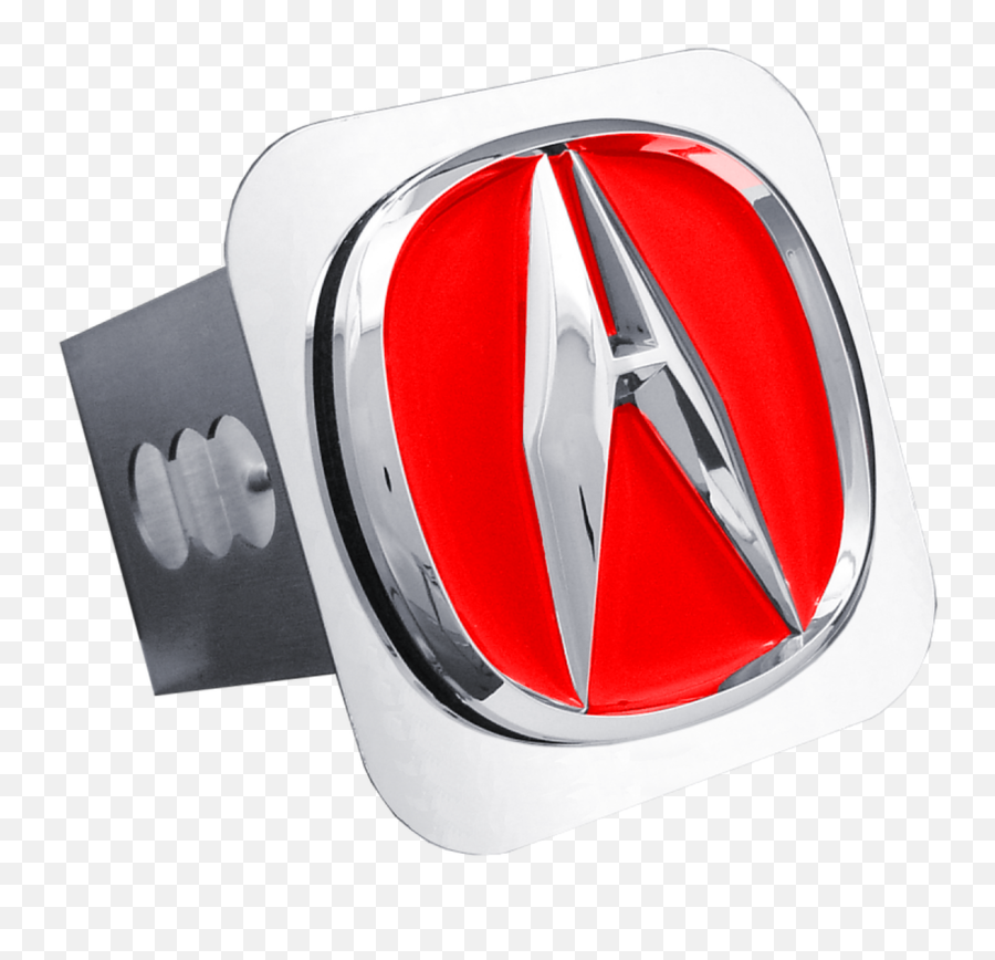 Hitch Cover Acura U2018red Fillu2019 Chrome - Tow Hitch Png,Acura Logo Png