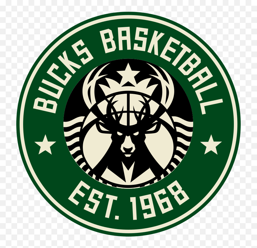Download Starbucks X Milwaukee Bucks Logo - Starbucks Logo Milwaukee Bucks Png,Starbucks Logo Png