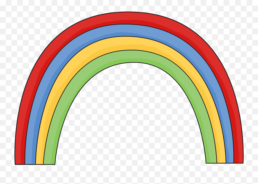 Download Rainbow - Rainbow With Missing Colors Png,Rainbow Circle Png