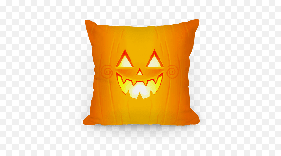 Jack - Olantern Pillows Lookhuman Cushion Png,Jack O'lantern Png