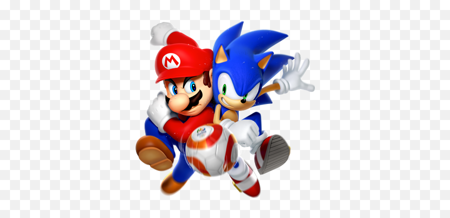 Mario U0026 Sonic - Mario And Sonic Soccer Png,Sonic 06 Logo
