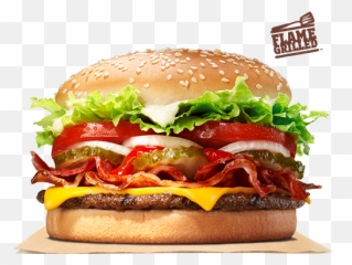 Bacon Cheese Whopper Sandwich - And png