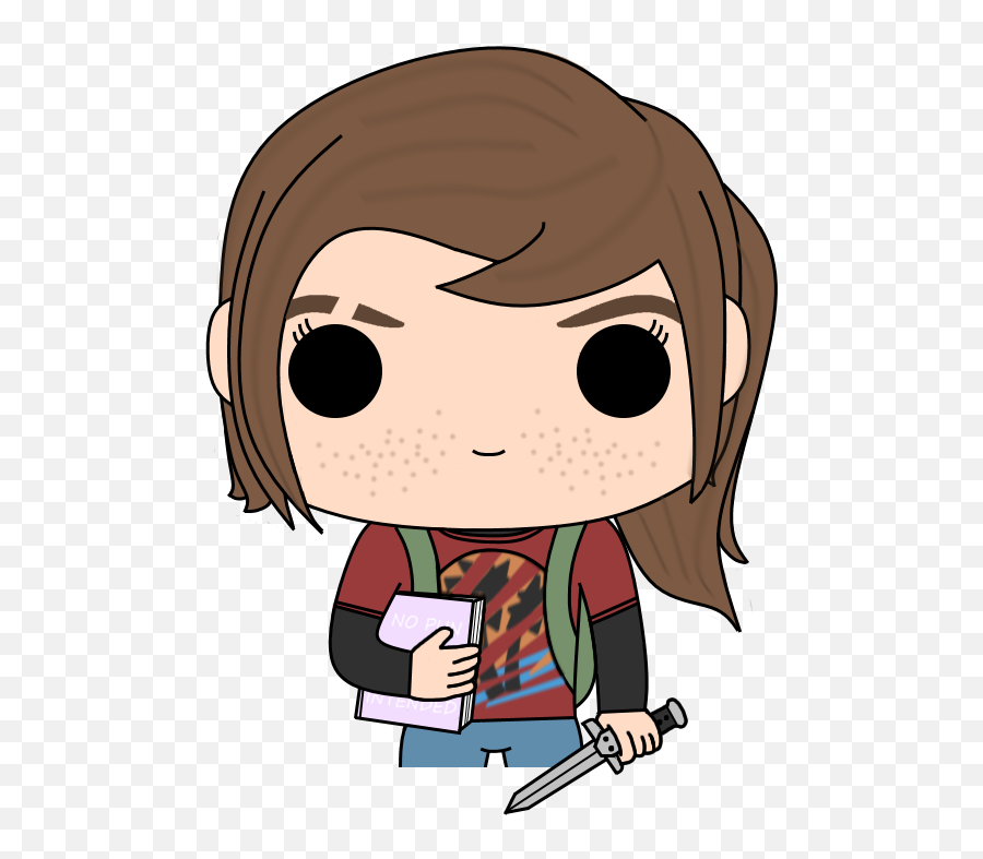 Download Hd The Last Of Us Clip Art - Ellie The Last Of Us Pop Funko Ellie The Last Of Us Png,The Last Of Us Logo Png