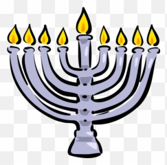 Jewish Chanukah Hanukkah - Vector Graphics Png,Menorah Png