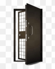 Steel Doors Strong Front - Png Transparent