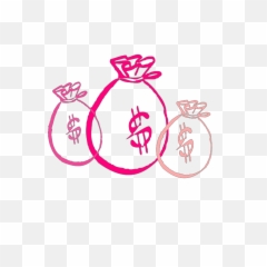 Download Pink Dollar Sign Transparent Hd Png - Transparent Pink Dollar Sign,Money Sign Transparent