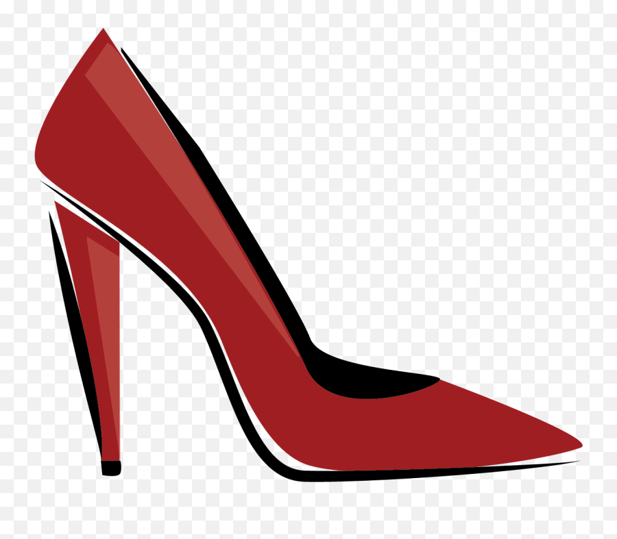 Download Clip Art Walk A Mile In Her Shoes Women - Red Shoe Shoes Lady Cartoon Png,Shoe Clipart Png