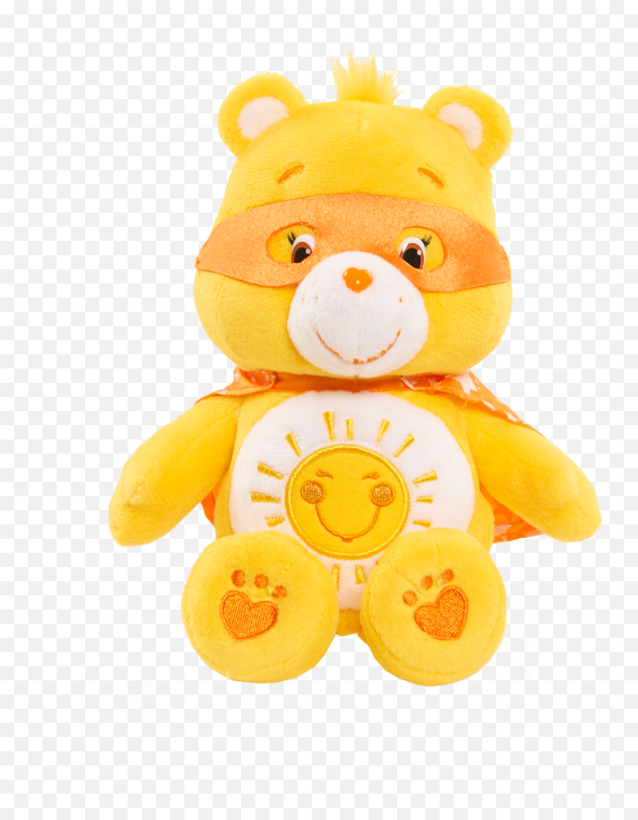 Care Bears Bean Plush - Superhero Funshine Bear Care Bear Plush Funshine Png,Care Bear Png