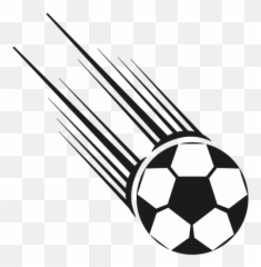 Ball Football Shot Silhouette - Outline Image Of Balls Png,Balon Png