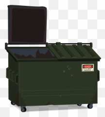 Clipart Big Image Png Vector Black And - Dumpster Clipart,Can Png