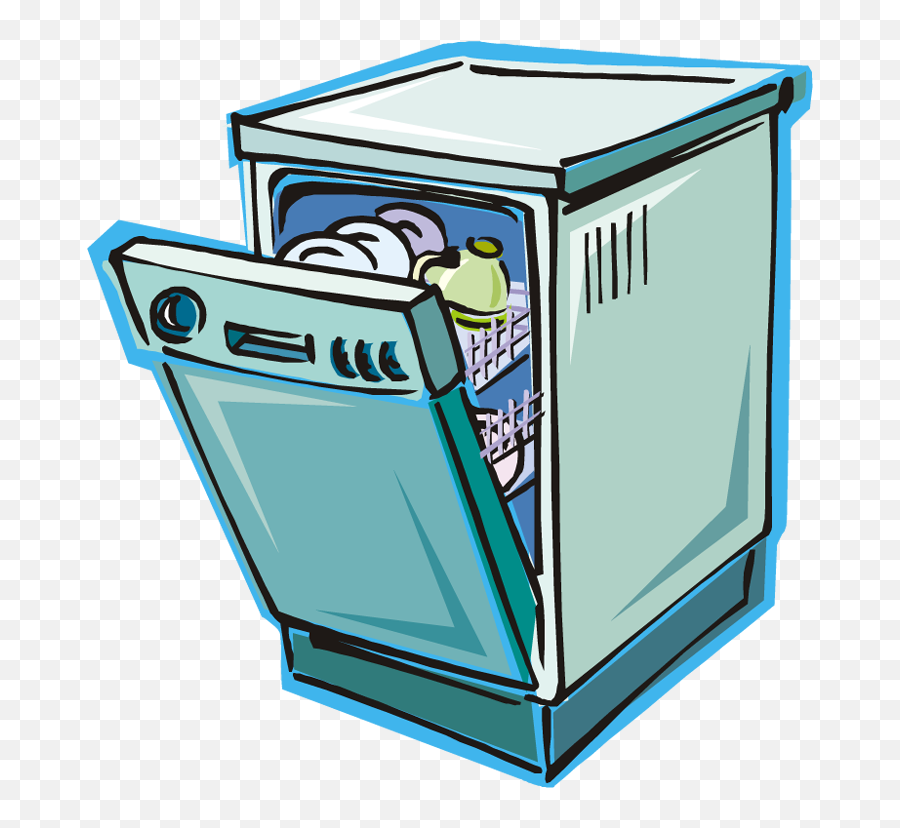 Dishes Clipart Full Dishwasher - Dishwasher Clipart Png,Dishwasher Png