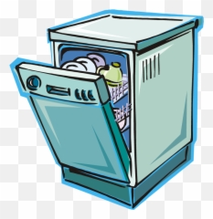 Dishes Clipart Full Dishwasher - Dishwasher Clipart Png,Dishwasher Png