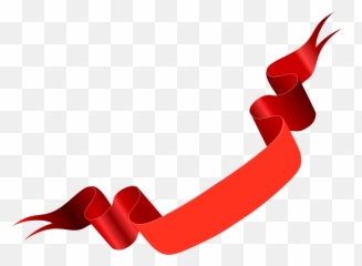 Big Red Ribbon Clip Art - Vertical png