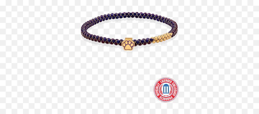 Halo Lsu Bangle Bracelet - Solid Png,Tiger Paw Png