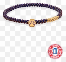 Halo Lsu Bangle Bracelet - Solid Png,Tiger Paw Png