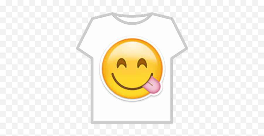 Silly Emoji Transparent - Roblox T Shirt Roblox Cute Png,Happy Emoji Transparent