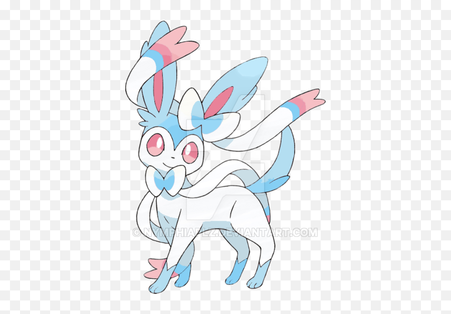 Male Sylveon By Nymphiaplz - Sylveon And Shiny Sylveon Sylveon Eevee Evolution Png,Sylveon Png
