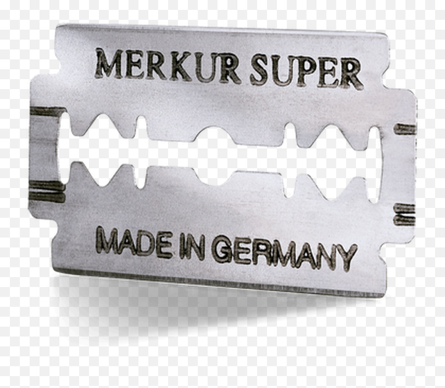 Merkur Safety Razor Blades 10 Count - Solid Png,Razor Blade Png