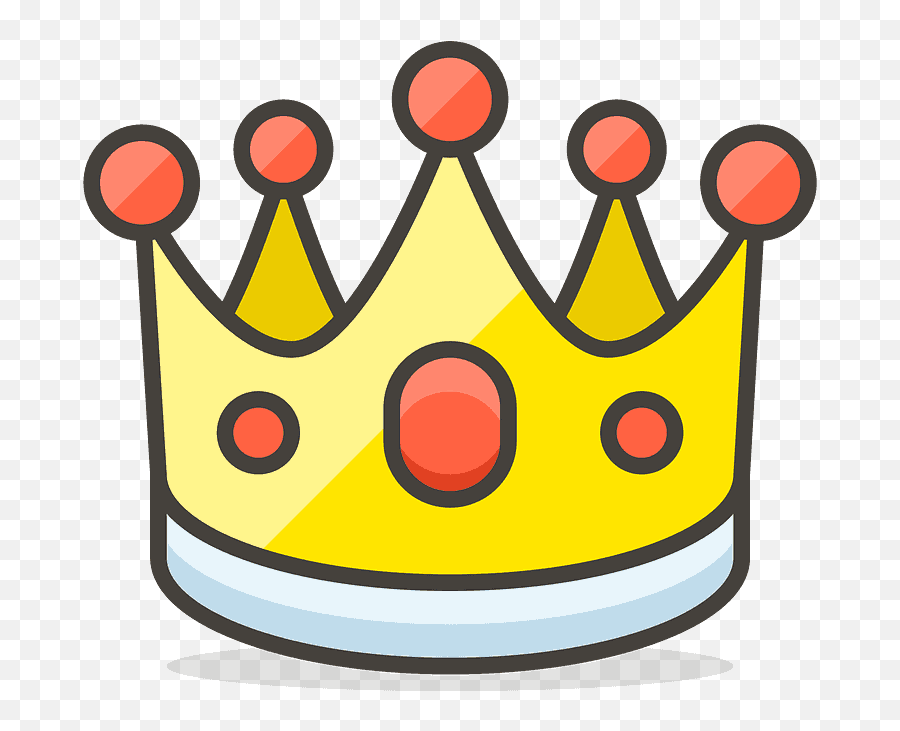 Crown Emoji Clipart - Mahkota King Cartoon Png,Crown Emoji Png