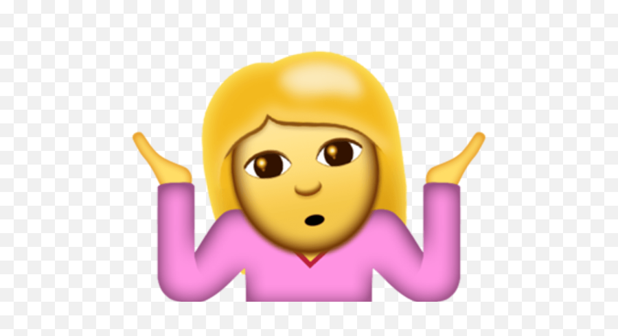 The Shrug Emoticon Gets - Emoji De No Me Importa Png,Shrug Emoji Png