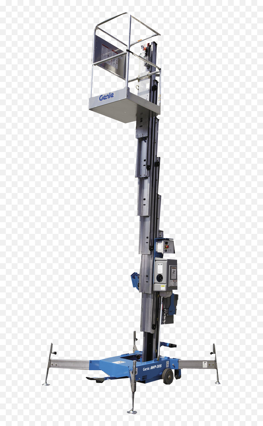 Aerial Work Platform Genie Elevator Forklift Heavy Machinery - Genie Awp Super Series Png,Awp Png