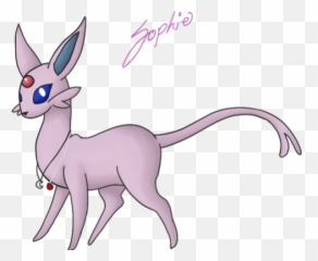 Sophie The Espeon Wip - Animal Figure png
