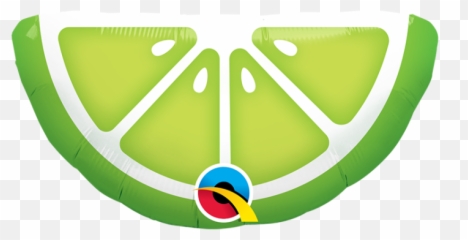 Lime Slice - Envolver Regalos Lunares Papel De Regalo Blanco Con Verde Limon Png,Barbie Iron On Logo