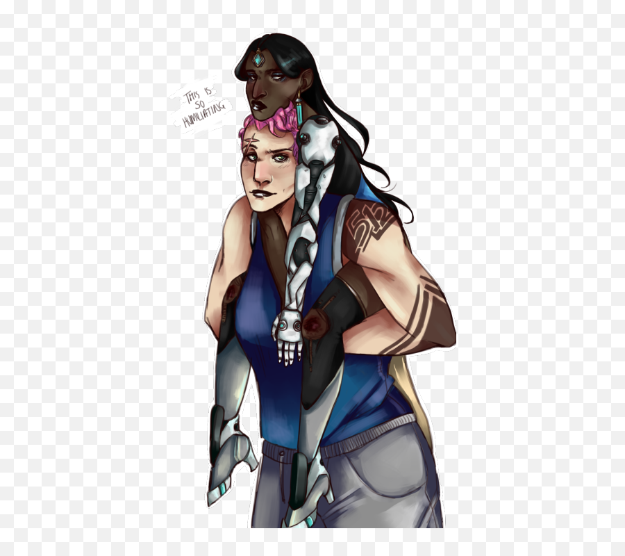 Overwatch Zarya Symmetra Drawing - Fictional Character Png,Zarya Transparent