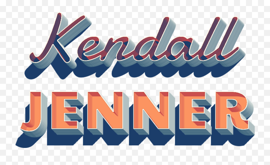 Kendall Jenner Name Logo Png - Horizontal,Kendall Jenner Png