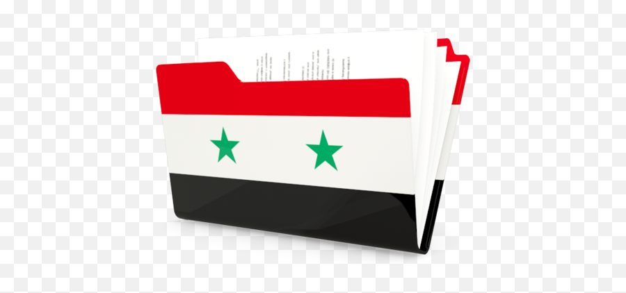 Folder Icon Illustration Of Flag Syria - Horizontal Png,Windows Folder Icon