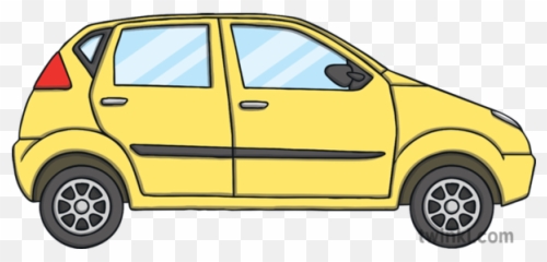 Car Side View Illustration - Hatchback Png,Car Icon Side View