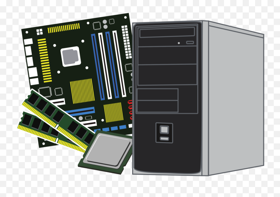 Computertelephonycomputer Case Png Clipart - Royalty Free Computer Hardware Vector Png,Free Computer Desktop Icon